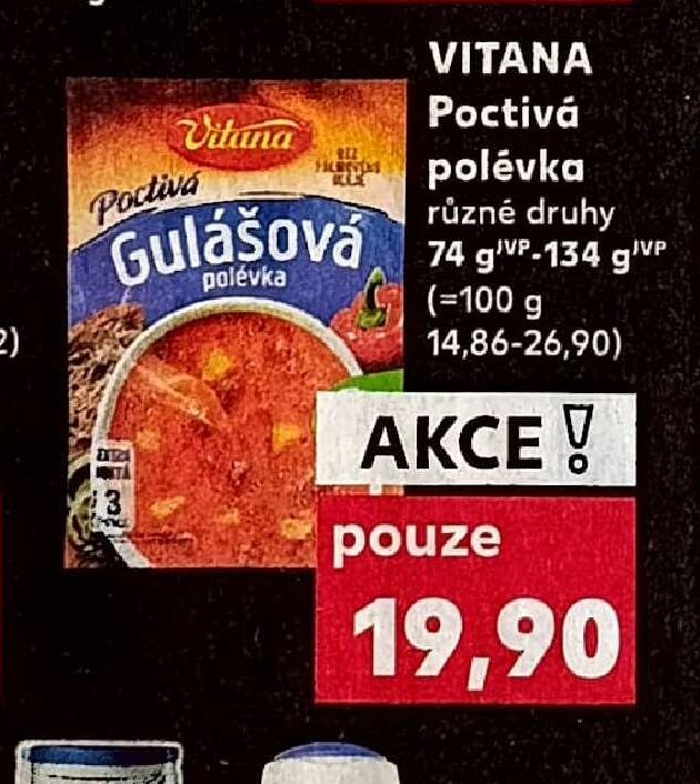 VITANA Poctivá polévka