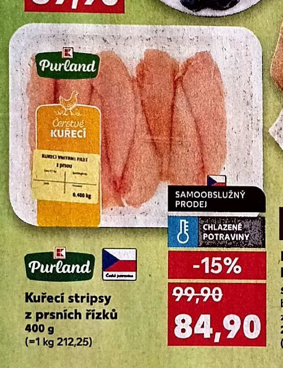 Kuřecí stripsy z prsních řízků