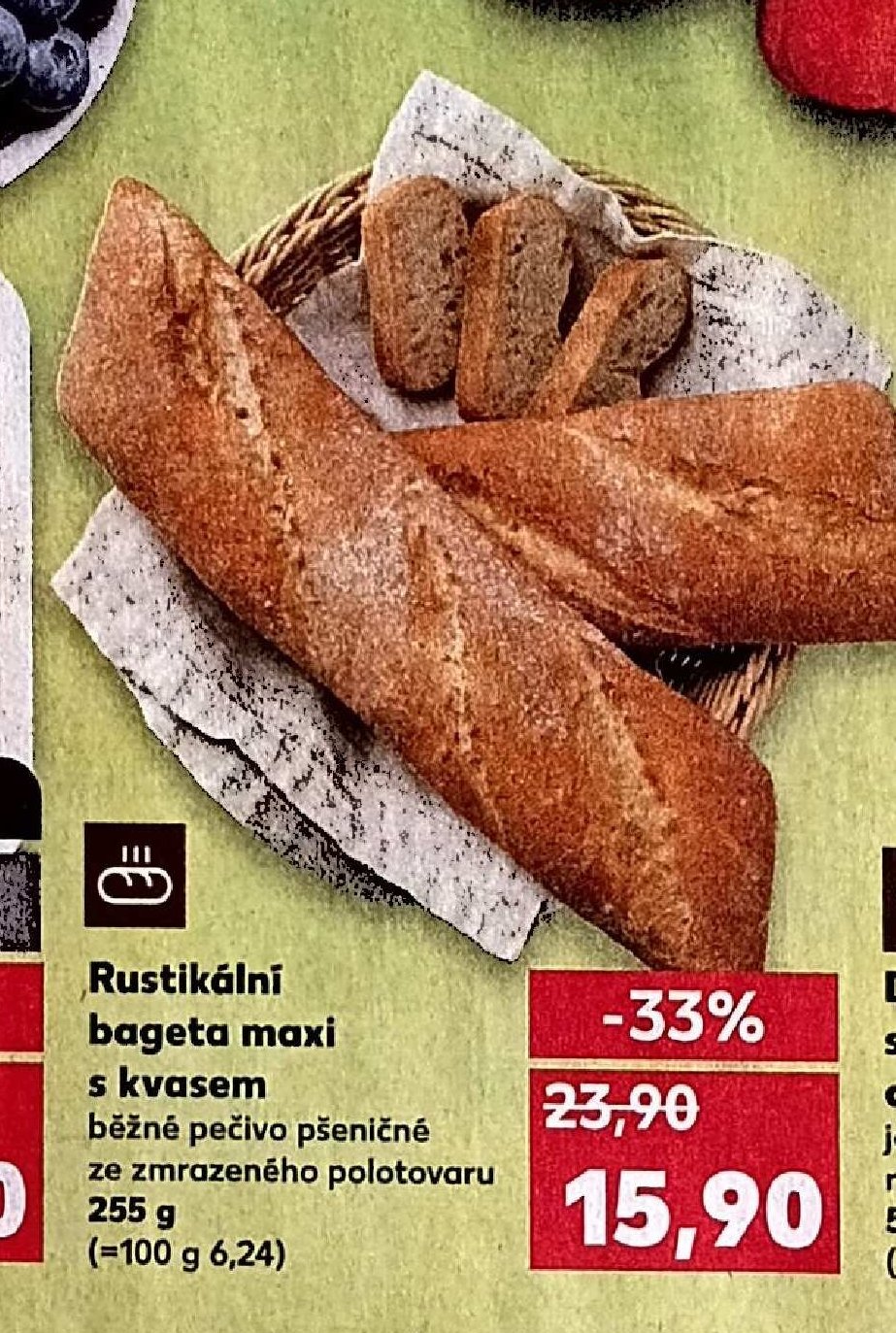 Rustikální bageta maxi