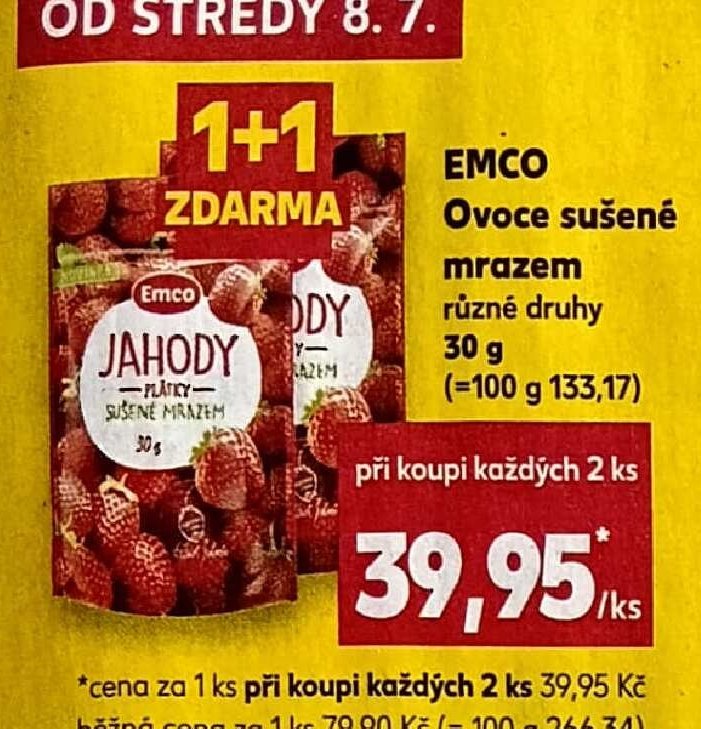 Emco Ovoce sušené mrazem