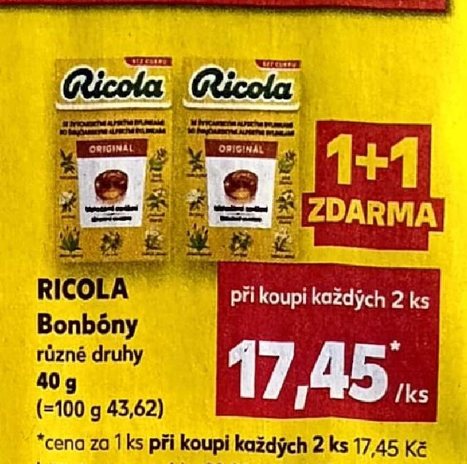 Ricola Bonbóny