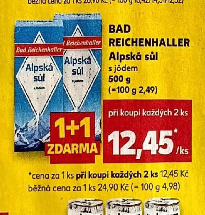 Bad Reichenhaller Alpská sůl