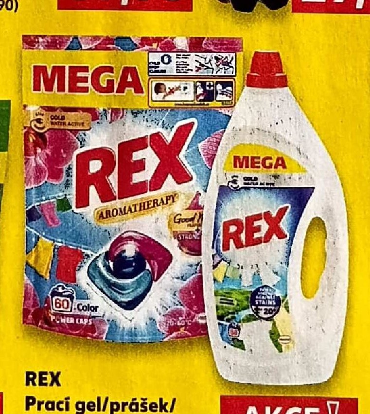 Rex prací gel/prášek/kapsle