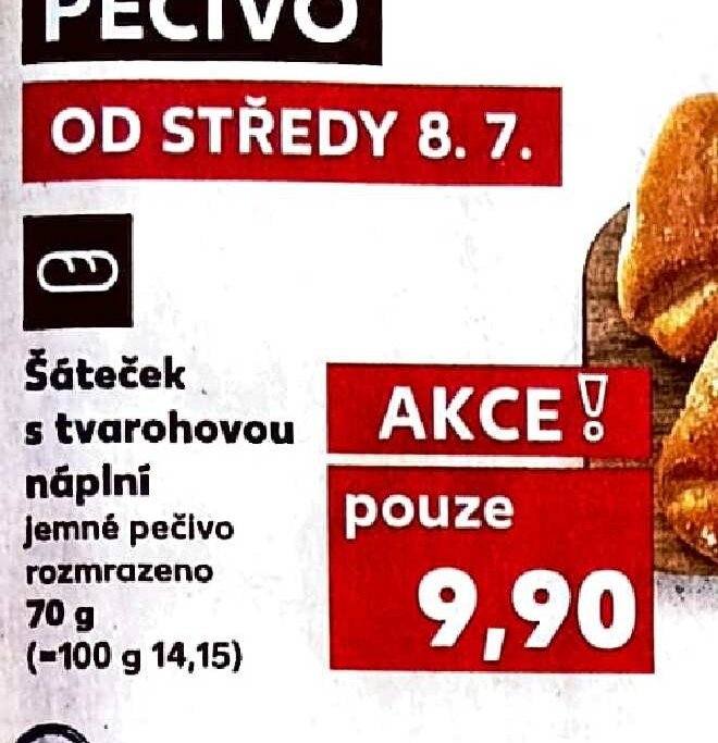 Šáteček s tvarohovou náplní