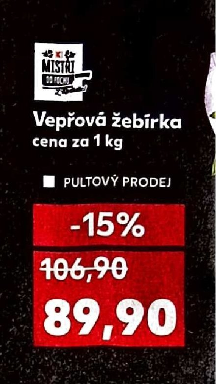 Vepřová žebírka