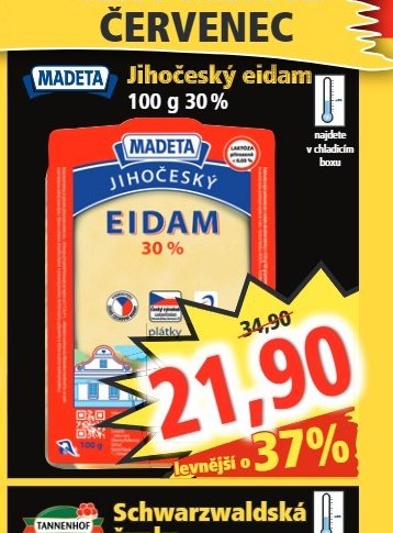 MADETA Jihočeský eidam