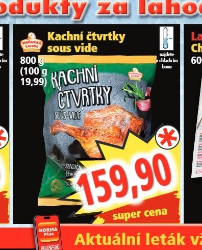 Kachní čtvrtky sous vide