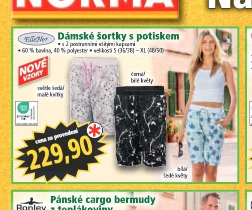 Dámské šortky s potiskem