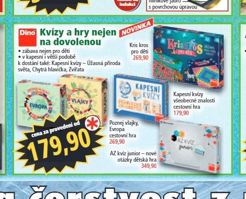 Dino Kvízy a hry nejen na dovolenou