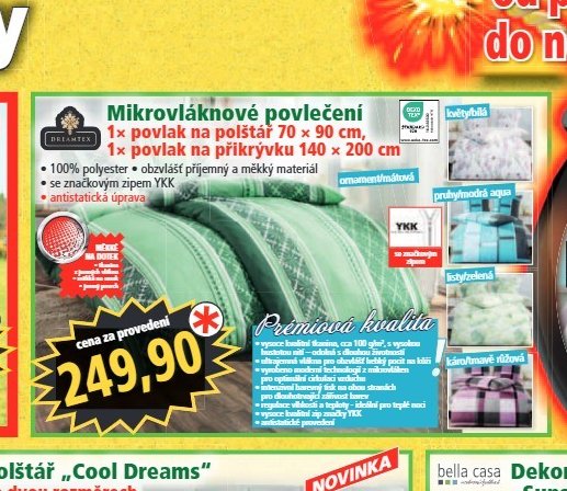 Mikrovláknové povlečení