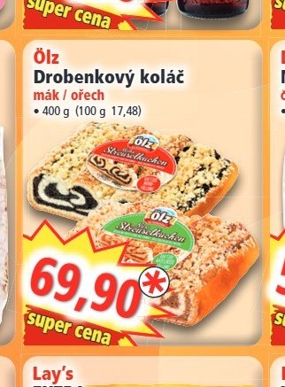 Ölz Drobenkový koláč