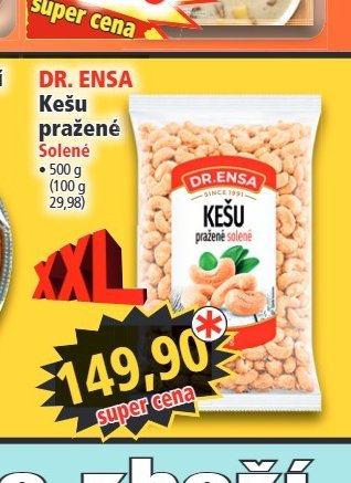 DR. ENSA Kešu pražené solené