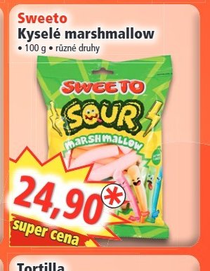 Sweeto Kyselé marshmallow