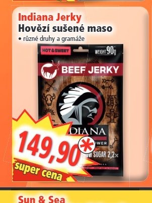Indiana Jerky Hovězí sušené maso