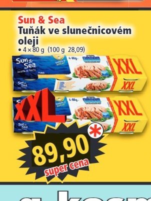 Sun & Sea Tuňák ve slunečnicovém oleji