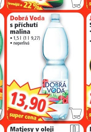 Dobrá Voda s příchutí malina