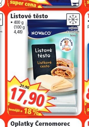 Listové těsto