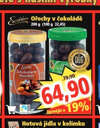 Excelsior Ořechy v čokoládě