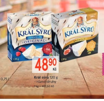 Král sýrů 120 g
