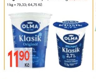 Jogurt Klasik bílý 2,7 % 150 g