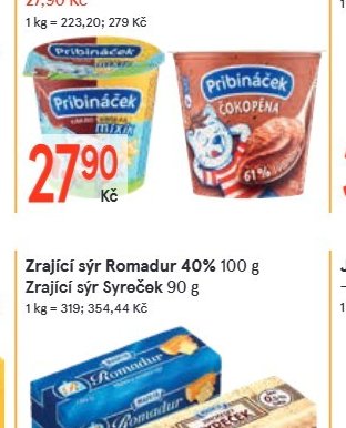 Dezert Pribináček čokopěna 110 g