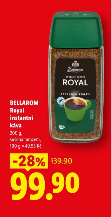BELLAROM Royal instantní káva