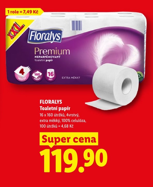 FLORALYS Toaletní papír