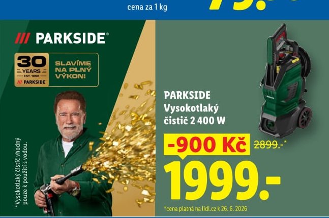 PARKSIDE Vysokotlaký čistič 2 400 W