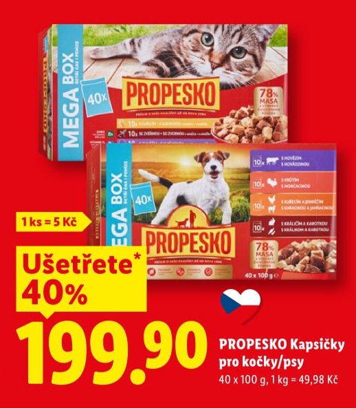 PROPESKO Kapsičky pro kočky/psy - Lidl aktualniletaky.eu