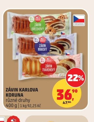 ZÁVIN KARLOVA KORUNA