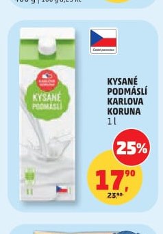 KYSANÉ PODMÁSLÍ KARLOVA KORUNA