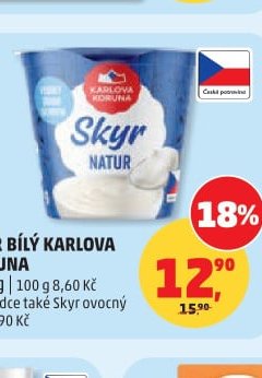 SKYR BÍLÝ KARLOVA KORUNA