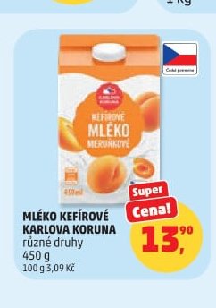 MLÉKO KEFÍROVÉ KARLOVA KORUNA