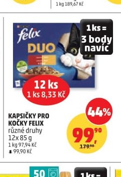 Kapsičky pro kočky Felix