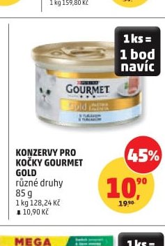 Konzervy pro kočky Gourmet Gold