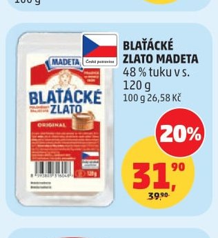 Blaťácké zlato Madeta