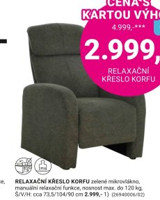 RELAXAČNÍ KŘESLO KORFU