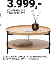 KONFERENČNÍ STOLEK PLATE