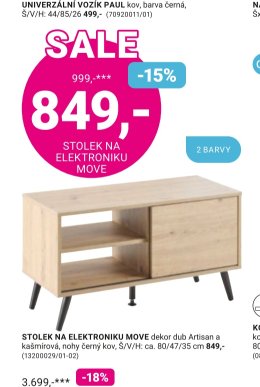 STOLEK NA ELEKTRONIKU MOVE