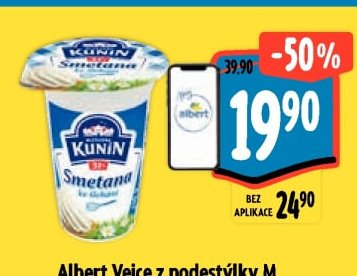 Kunín Smetana ke šlehání 31%
