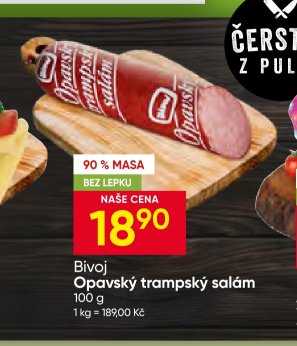 Bivoj Opavský trampský salám 100 g