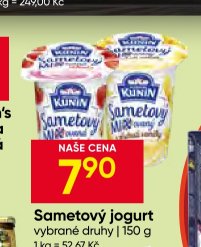 Sametový jogurt vybrané druhy 150 g