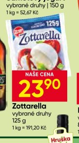 Zottarella vybrané druhy 125 g