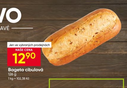 Bageta cibulová