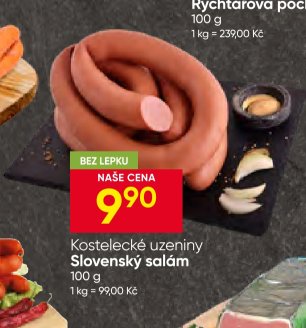 Kostelecké uzeniny Slovenský salám