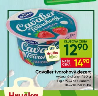 Cavalier tvarohový dezert 130 g