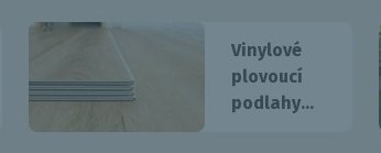 Vinylové plovoucí podlahy...