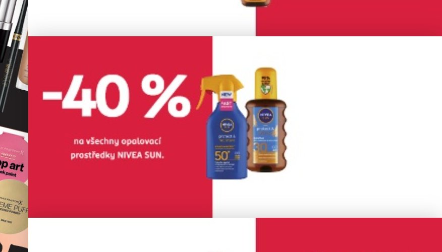 NIVEA SUN opalovací prostředky