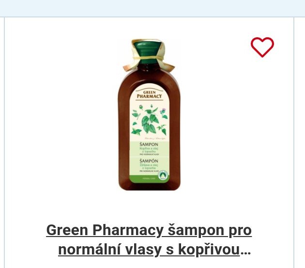 Green Pharmacy šampon pro normální vlasy s kopřivou 350 ml