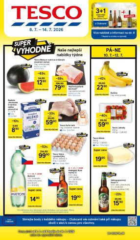 aktuální leták Tesco 8.7.2026-14.7.2026